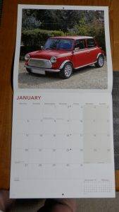 Classic MINI calender 2020 JAN