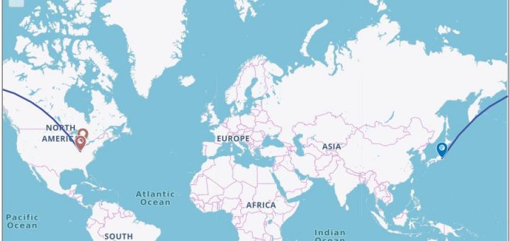 Global shipping programのMAP