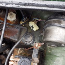 ワイパーモーターパークスイッチを交換