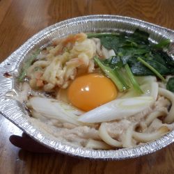 五日市のなべ焼きうどん