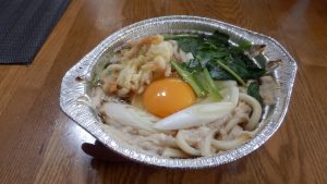 五日市のなべ焼きうどん