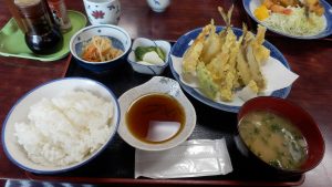 地魚の天ぷら定食