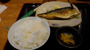 塩サバ定食５００円