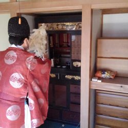藤岡神社の神主さん