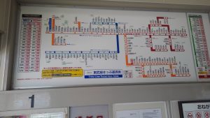 東武の路線図