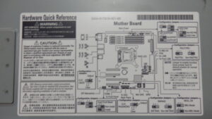 RAIDモード変更のため参照した、設定表