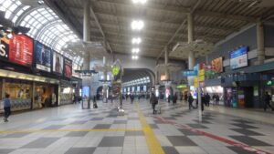 朝の7:30くらいに品川駅に到着