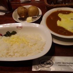 Bondyのビーフカレーチーズ乗せ
