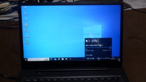 入れ替え直後のバッテリ容量。過放電されていなくてよかった。