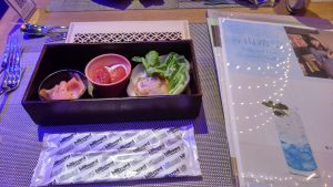 ステーキディナーの前菜