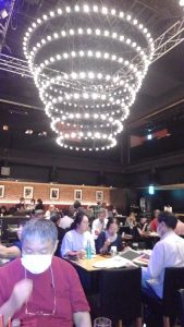 BlillboardLiveの食事風景