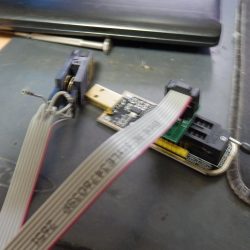 DIPのクリップのはんだ付けが完了