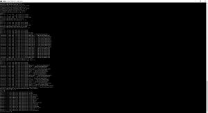 マッピング具合を確認して、SDカードの中身を確認した。