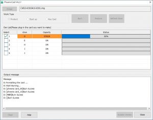 Windows10では、Phnixcard V4.2.7でないと正常に書けない