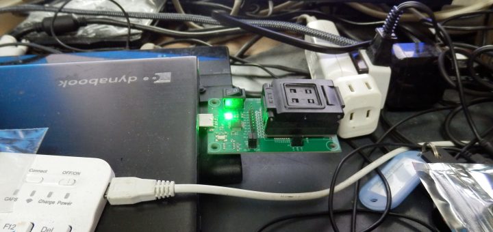 uBOX8のFWを書き込み中
