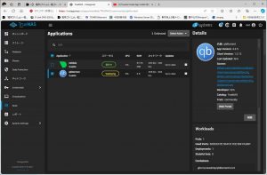 NASとはいえ、仮想環境も動くし、アプリも入れられる。今回はTorrentを使えるようにした。