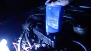 シェブロン20W-50を入れた。