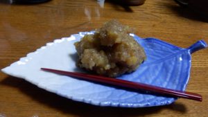 山栗は栗餡にしてみた。