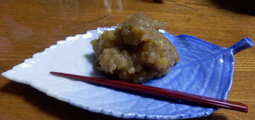 山栗は栗餡にしてみた。