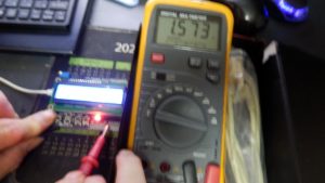 SELECTを押したときに1.5Vになったので、認識できるようになった。