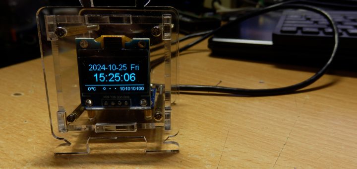 ESP8266を使った天気予報時計