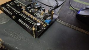 170Vに昇圧するFETが発熱している。
