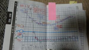 若干体重が落ちた