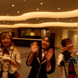 帰りに遊撃隊の見送りがあった。