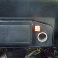 藤岡の帰りにINNOCENTI120SLの排気温センサーが付きっぱなしになってしまった 排気音センサーが付きっぱなしになってしまった