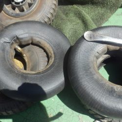 空気が入らなかったのは、チューブが裂けていた