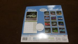 Unofficial Mini Calendar 2026の裏面