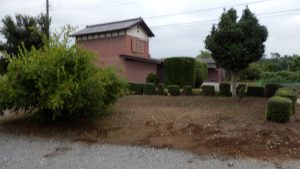 実家の砲も入り口部分は綺麗にした