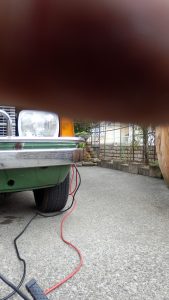 テストは、バッテリをオルタ接続する必要があり、ジャンプケーブルで持ってくる