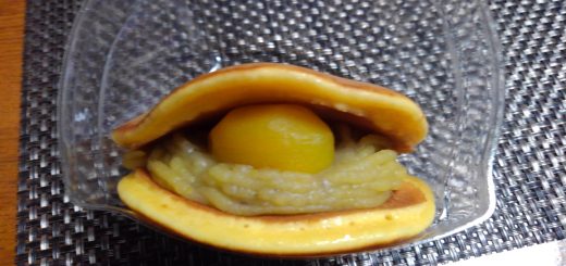 モンブランバーガーはどらやきとは味が違う