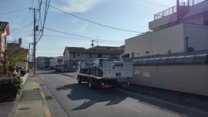 自宅にERAターボを運んでもらった