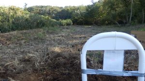 警告の紙を貼っておいた