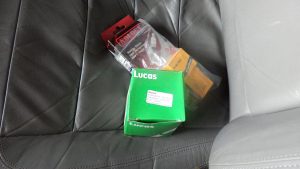 みつさんに車検用に交換してもらうと用意したパーツ