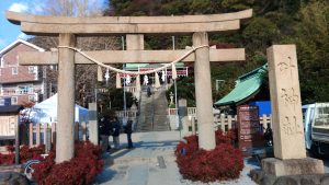 叶神社の入り口