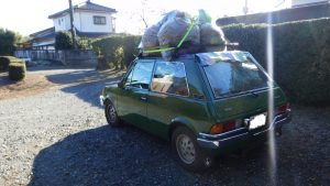 一回目のごみ捨て