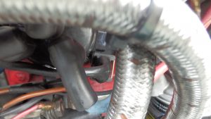 変なテンションがかからないように取り廻す