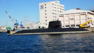 今回は2隻の潜水艦が見れた