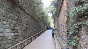 猿島で有名な通路