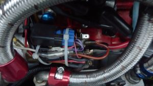 とりあえず、タイラップでリレーを固定した。