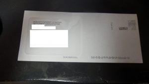 MGMの集団訴訟で小切手が送らて来た。