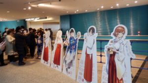 今回入場のコラボ品の展示が少ない感じがする