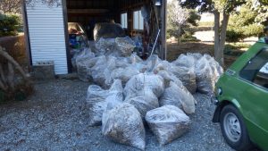 とりあえず、袋詰めが終わった