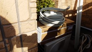 1Fの取り付けも開始した。