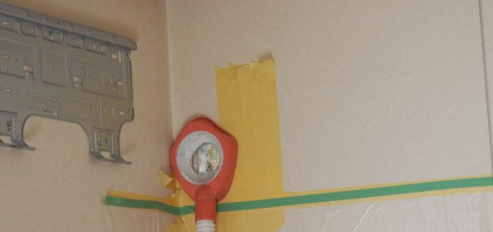 アスベスト対策の集塵機