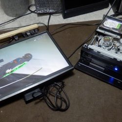 BD/VHS/HDD一体レコーダーのD-BW500のジャンクを買って修理 地上波デジタルが映った。ちょうど冬季五輪が始まっている。