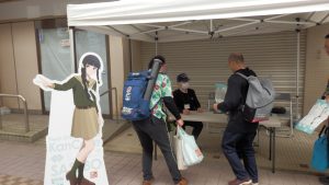 スタンプラリー②晩は北上さん。